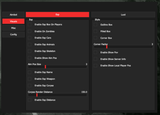 exory dayz cheats menu2