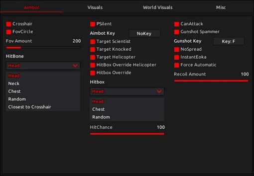 ko rust cheats aimbot
