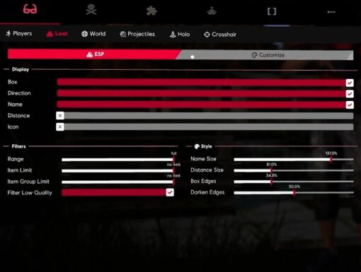 scripters rift loot menu