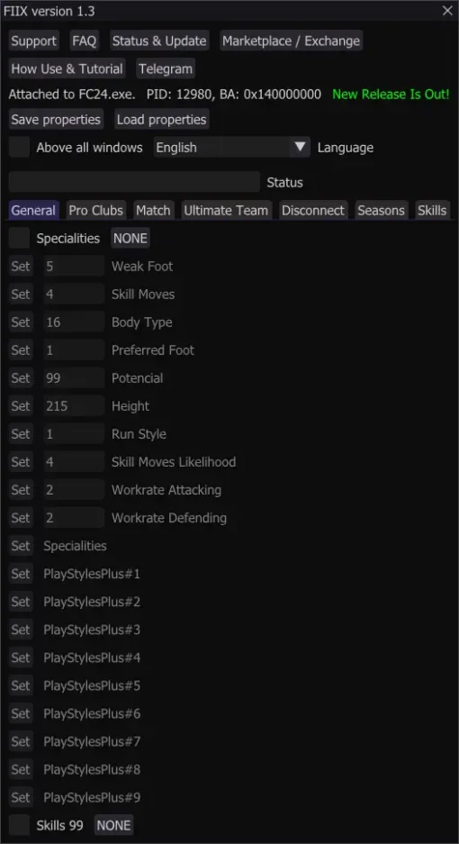 FX FC 24 CHEATS