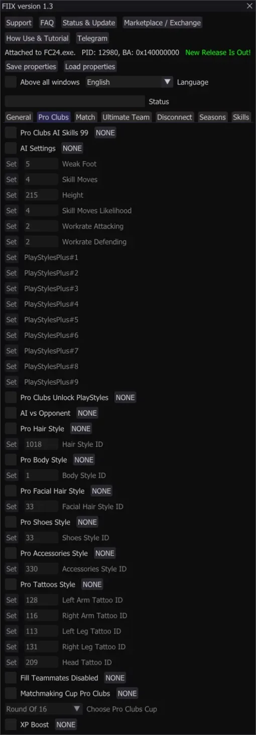 FX FC 24 CHEATS