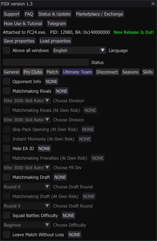FX FC 24 CHEATS