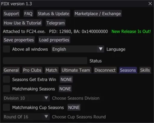 FX FC 24 CHEATS