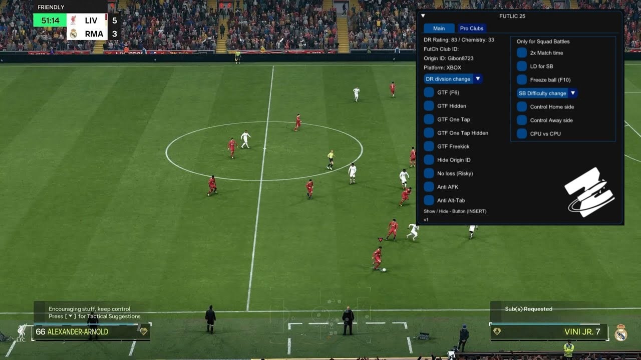Futlic FC 25 Hacks from Zhexcheats – Best FC 25 Cheat