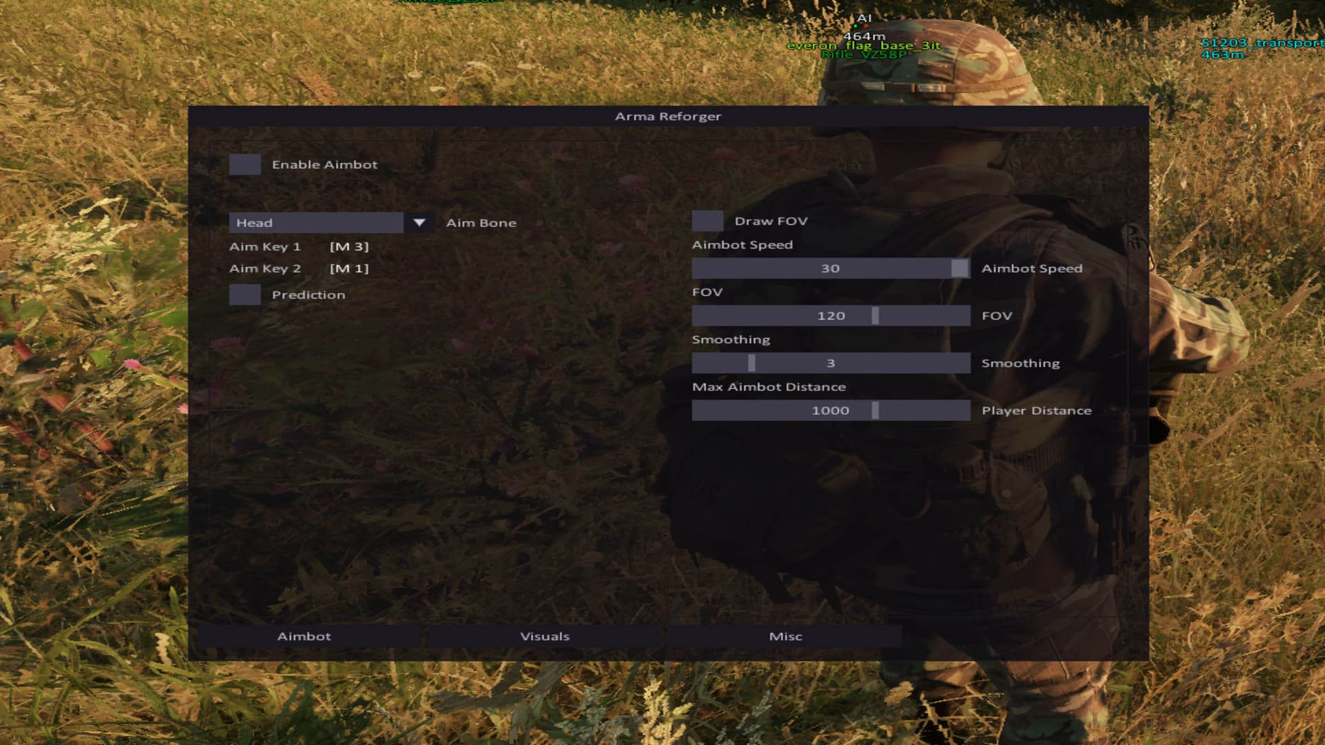Arma Reforger Aimbot Hack with ESP and Radar