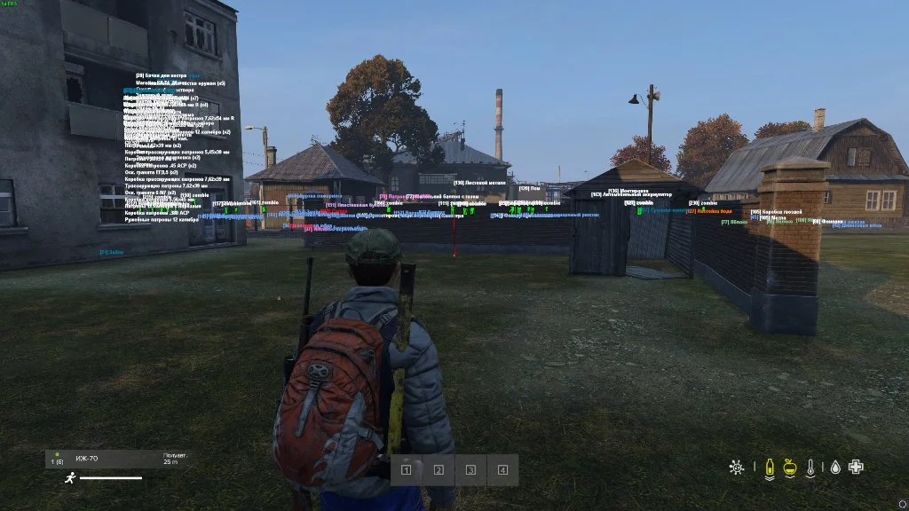 In-Game DayZ Cheats Showcase with ESP and Aimbot Enabled