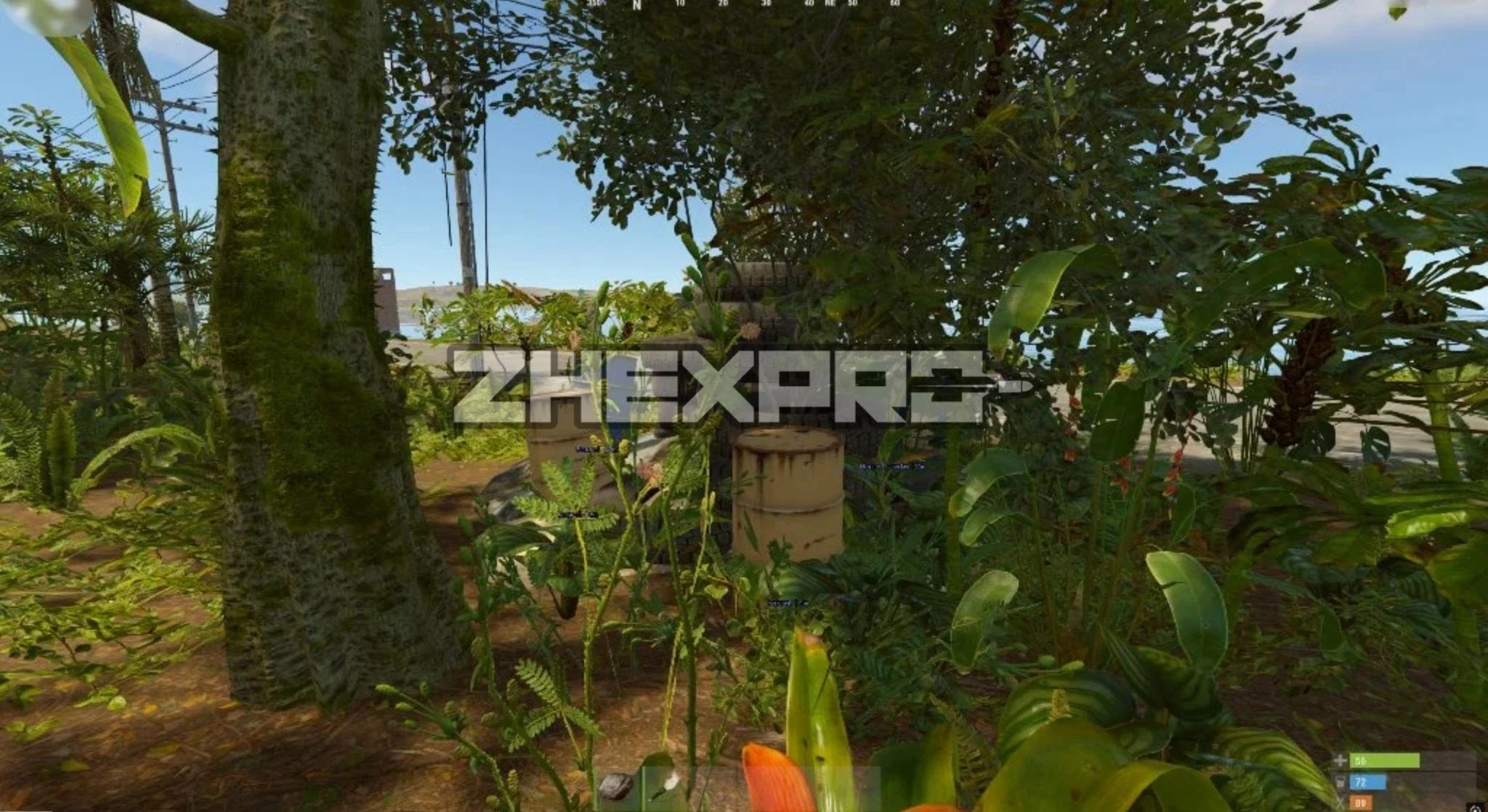 Rust Hacks In-Game – ESP, Aimbot, and Visuals in Action