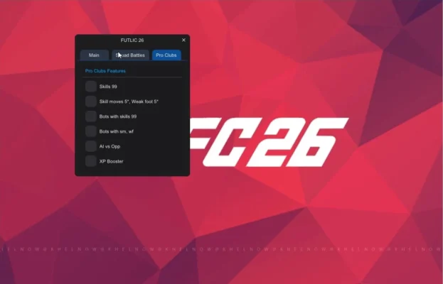FUTLIC FC 26 Cheat - Pro Clubs Menu