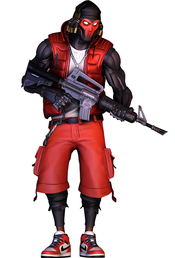 Fortnite Character with Cheats Activated